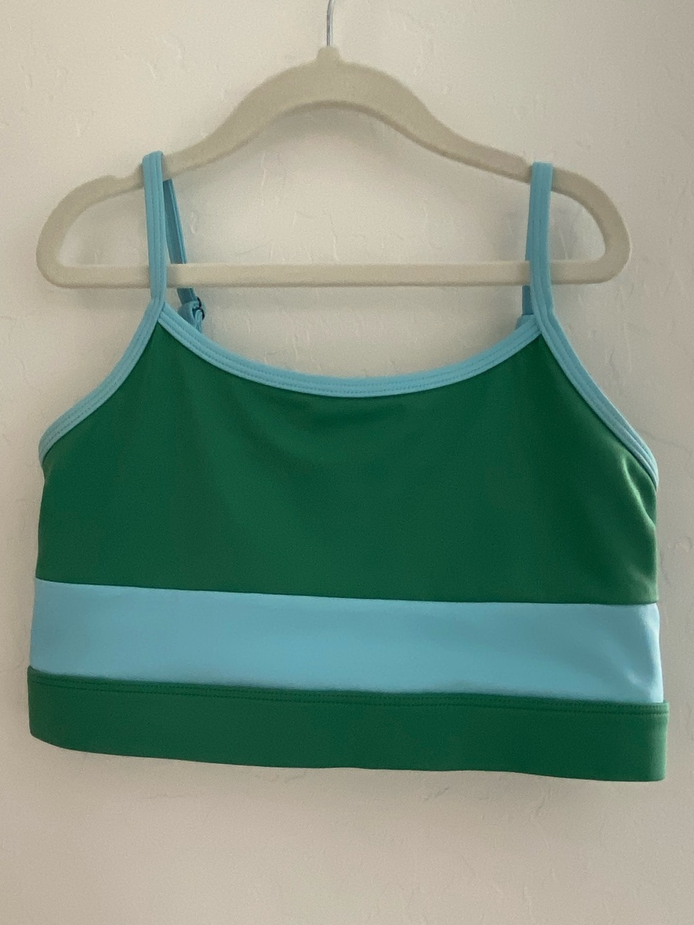 Wilo Green & Blue Sports Bra